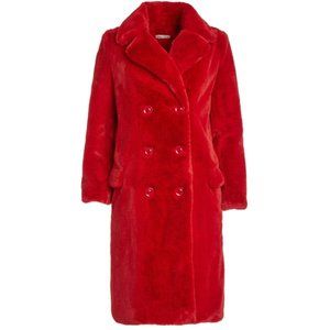 🎄🌟👠Montana Double-Breasted Faux Fur Coat👠🌟🎄
